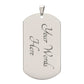 My Grandson  - Love You Endlessly Dog Tag Keepsake Necklace(FREE SHIPPING)