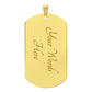 My Grandson  - Love You Endlessly Dog Tag Keepsake Necklace(FREE SHIPPING)