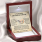 Granddaughter - Most Beautiful Chapters Interlocking Hearts Keepsake Necklace