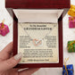 Granddaughter - Most Beautiful Chapters Interlocking Hearts Keepsake Necklace