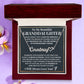 My Granddaughter - Strong & Courageous Custom Name Keepsake (FREE SHIPPING)