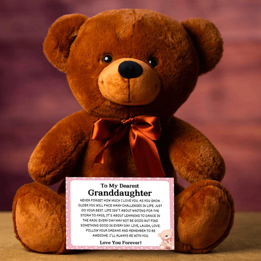 Granddaughter Always With You Teddy Bear