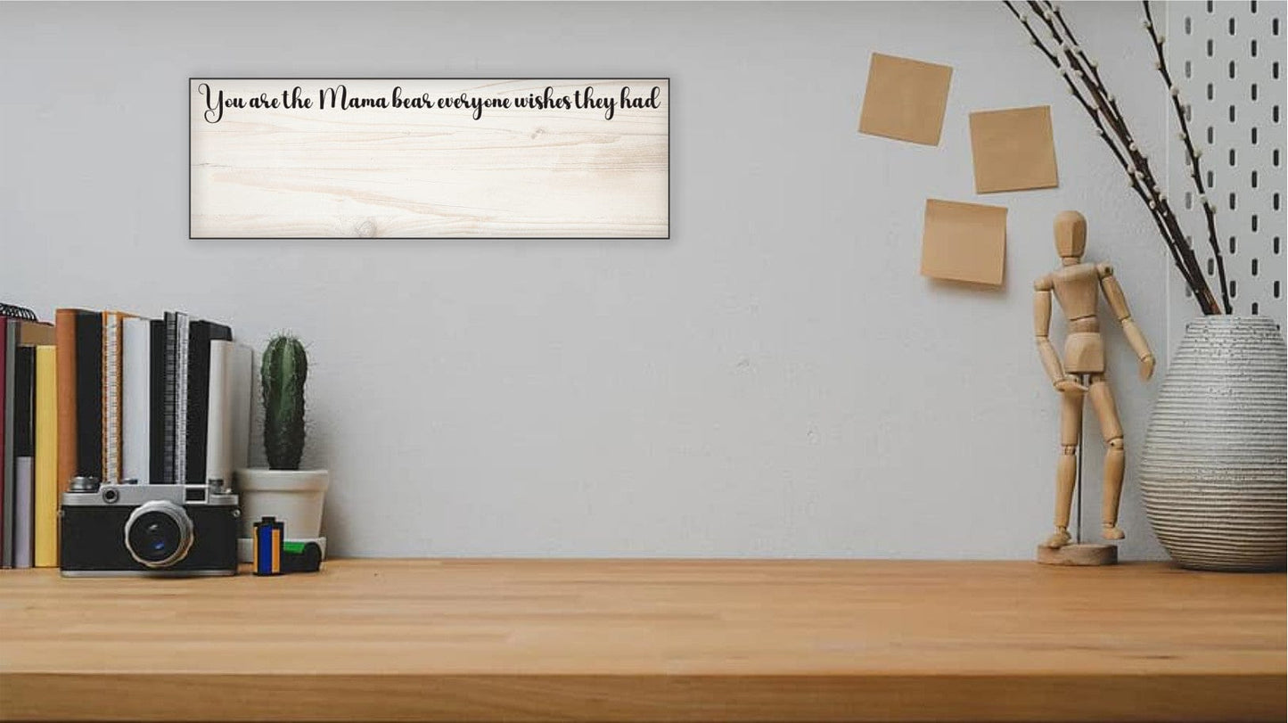 Personalized Mama Bear Wall Sign