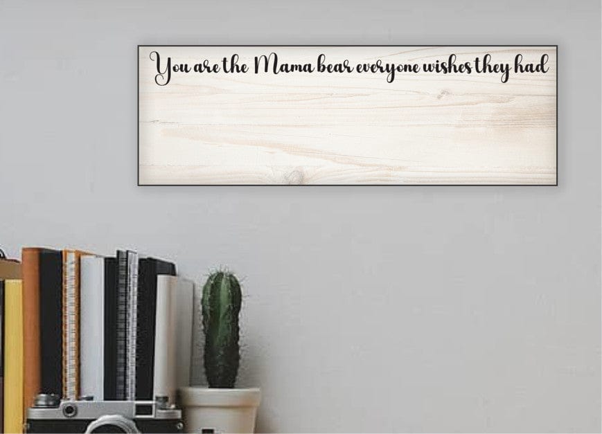 Personalized Mama Bear Wall Sign