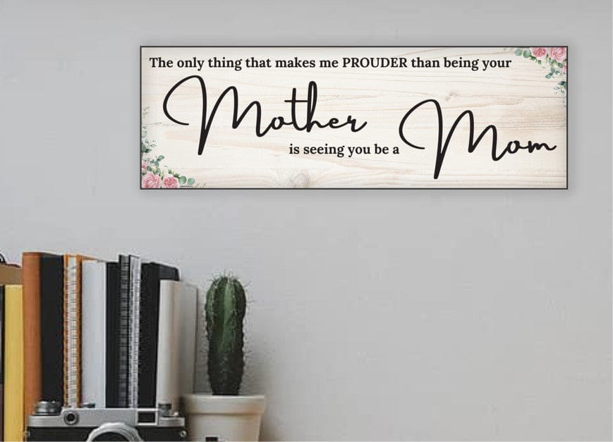 Mother Daughter Printed Wall Sign (Free Shipping)